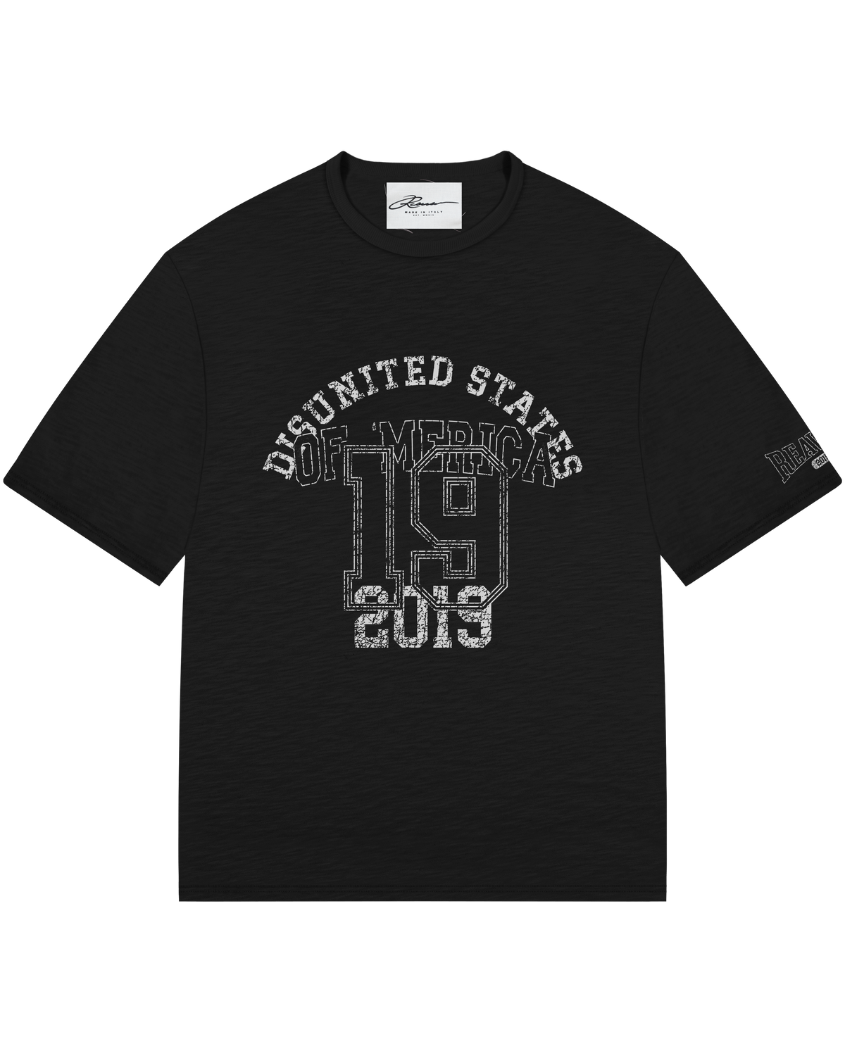Reaven Black Disunited States T-Shirt