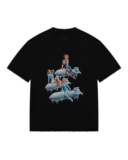 Reaven Black Snow T-Shirt