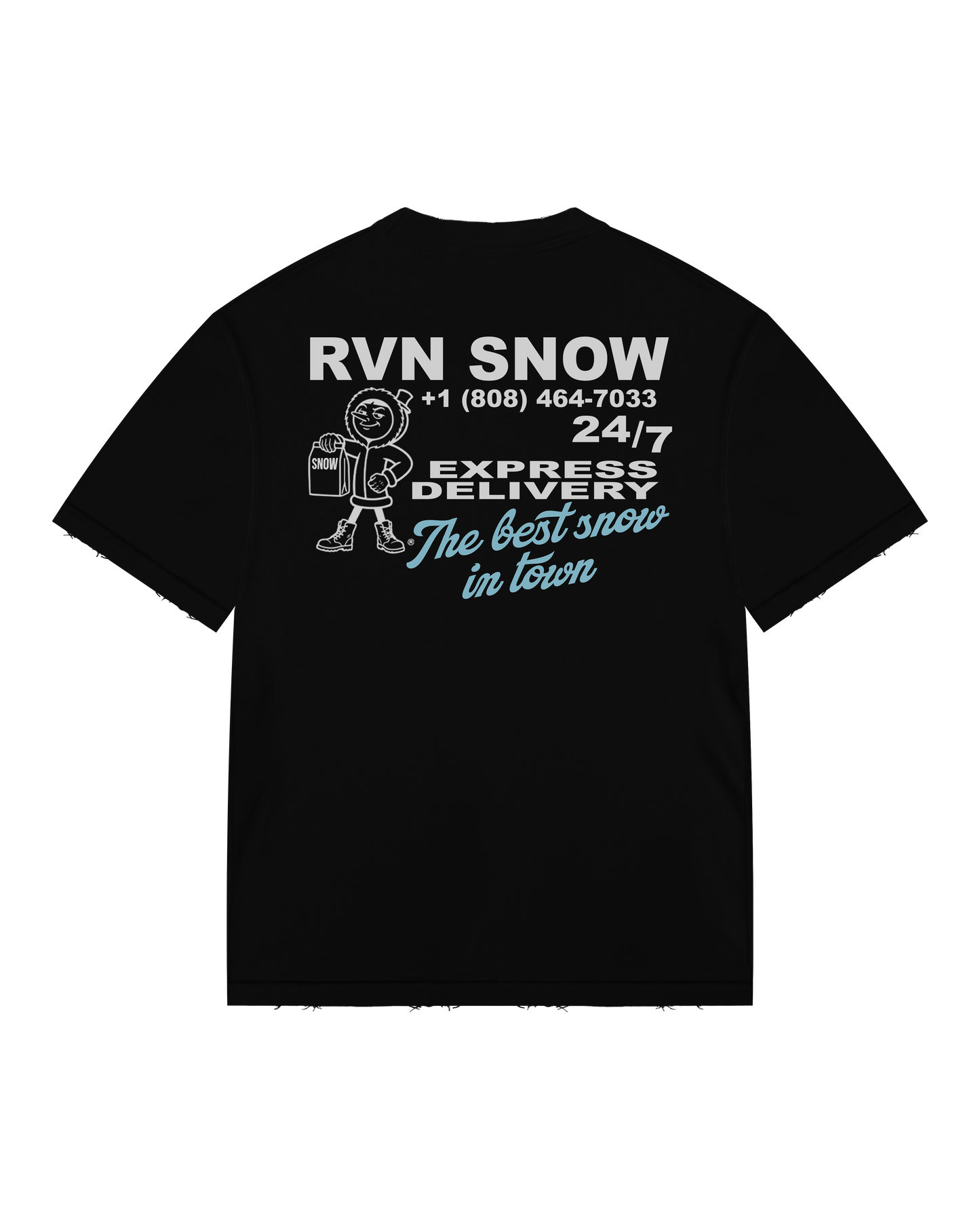 Reaven Black Snow T-Shirt