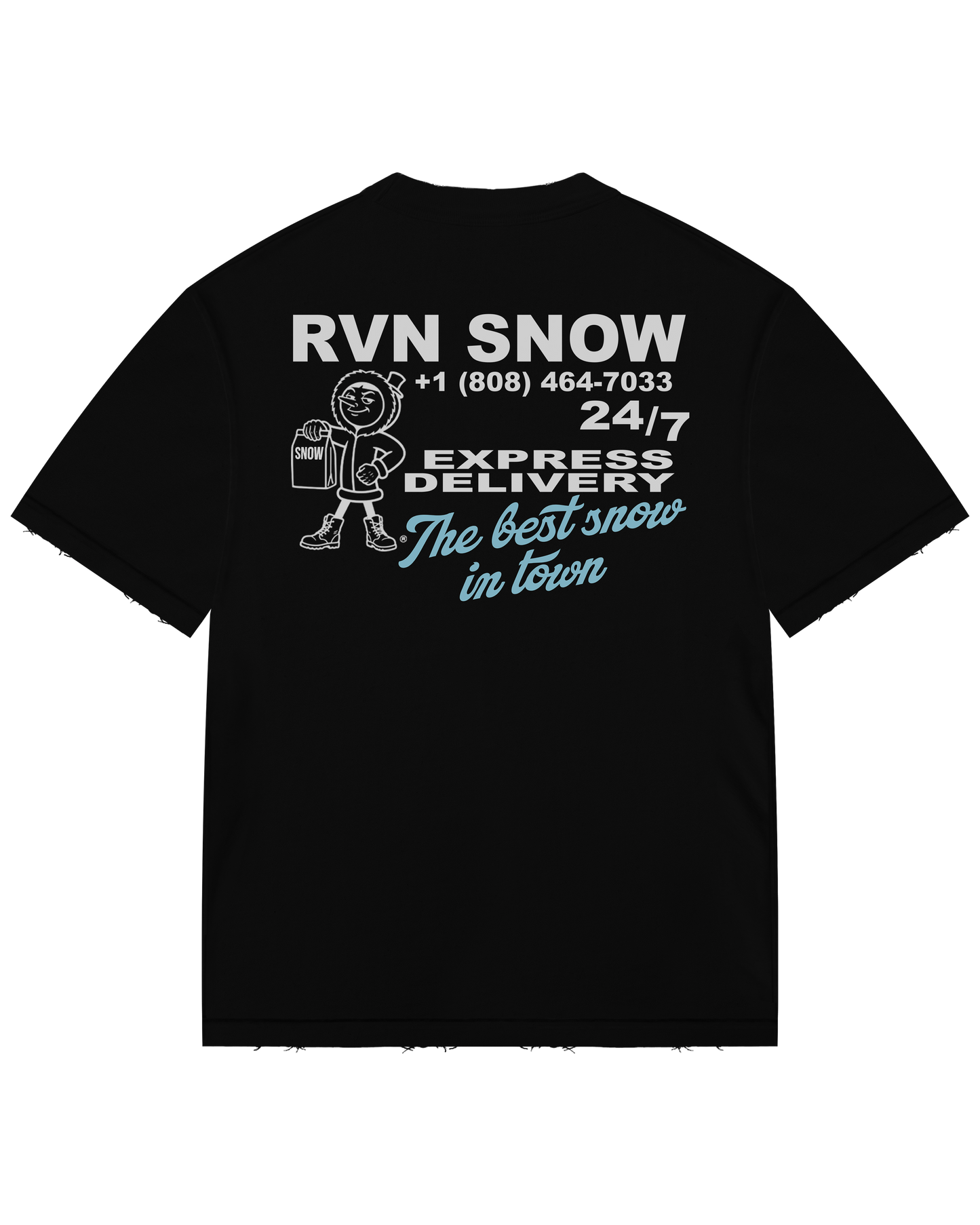 Reaven Black Snow T-Shirt