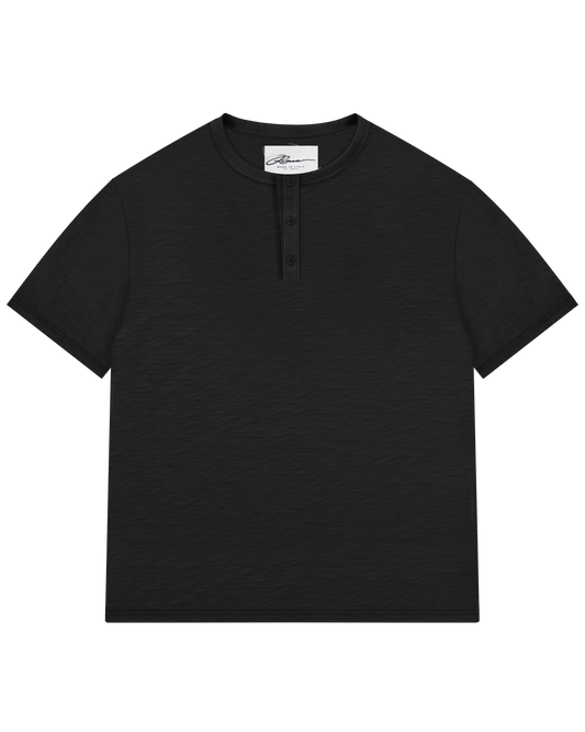 Reaven Black Serafino T-Shirt