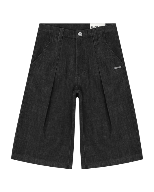Reaven Raw Black Tailored Jorts