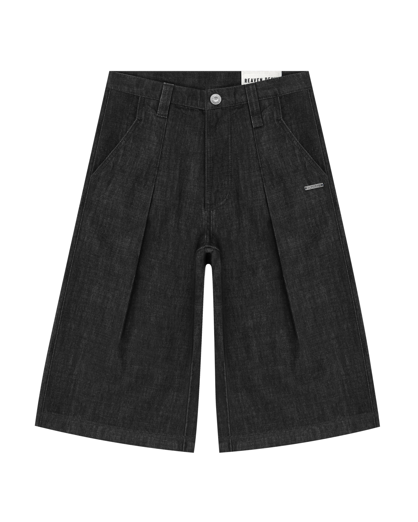 Reaven Raw Black Tailored Jorts