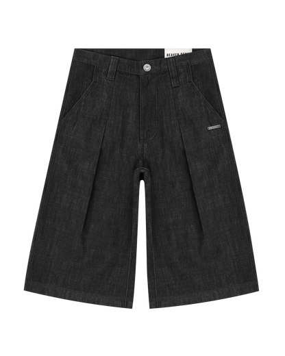 Reaven Raw Black Tailored Jorts