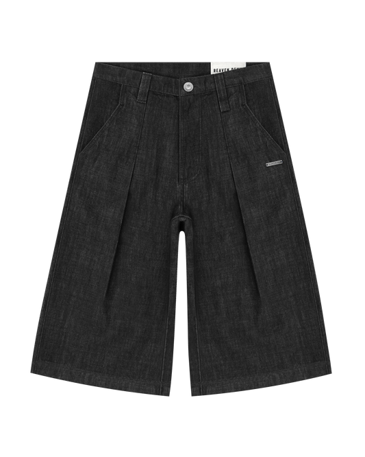 Reaven Raw Black Tailored Jorts
