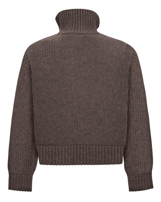 Reaven Funnel Neck Knit