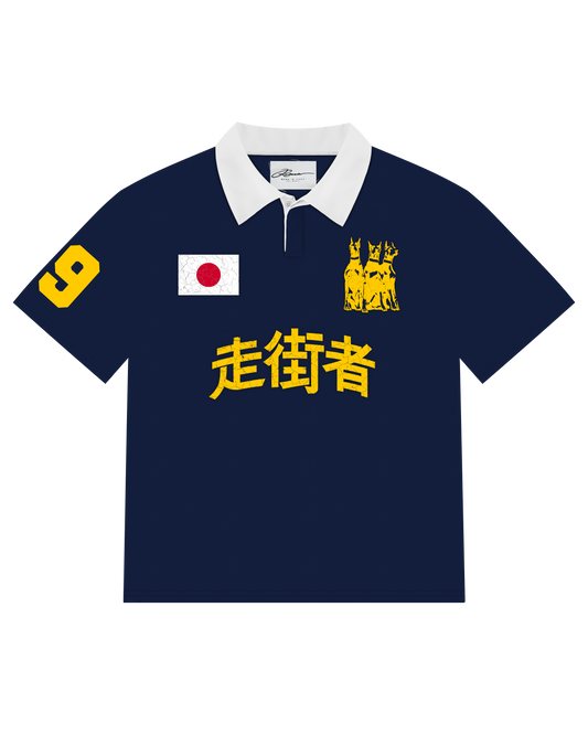 Reaven Navy Run Tha Streetz Polo