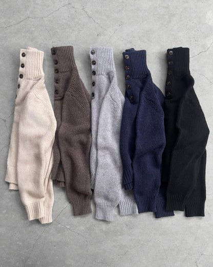Reaven Funnel Neck Knit