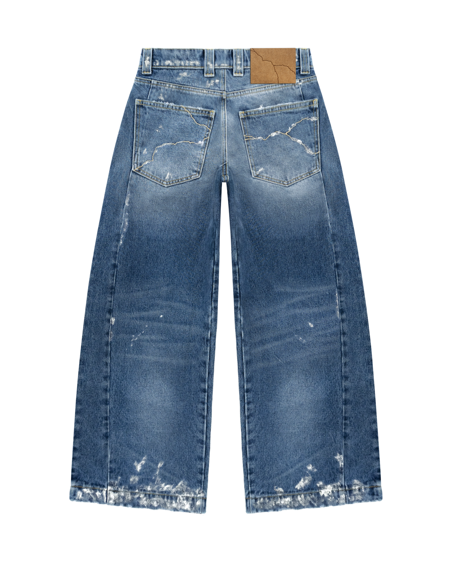 Reaven Silver Snowfall Rift Denim Jeans