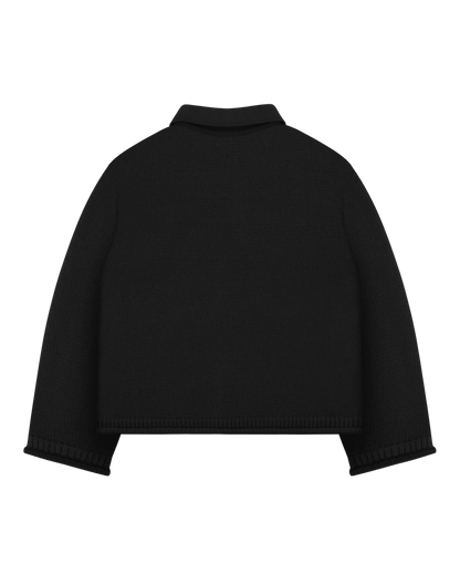 Reaven Black Riot Half-Zip Polo