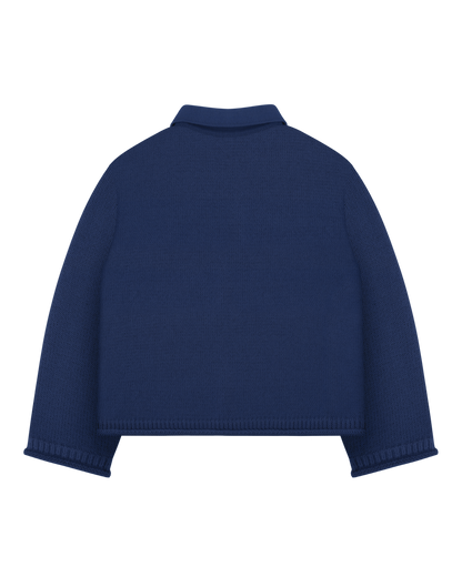 Reaven Navy Riot Half-Zip Polo