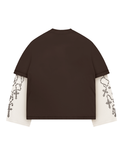 Reaven Brown Holy Thermal Longsleeve