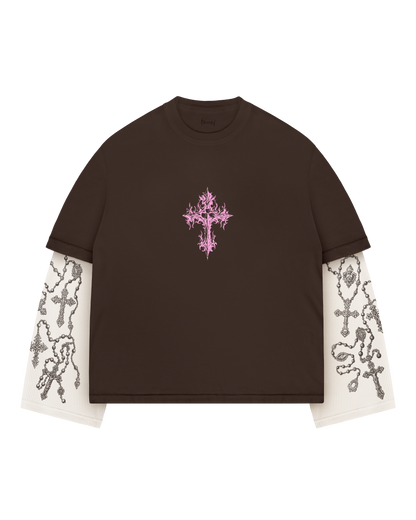 Reaven Brown Holy Thermal Longsleeve