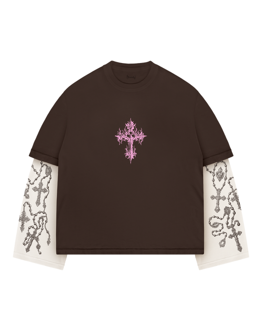Reaven Brown Holy Thermal Longsleeve