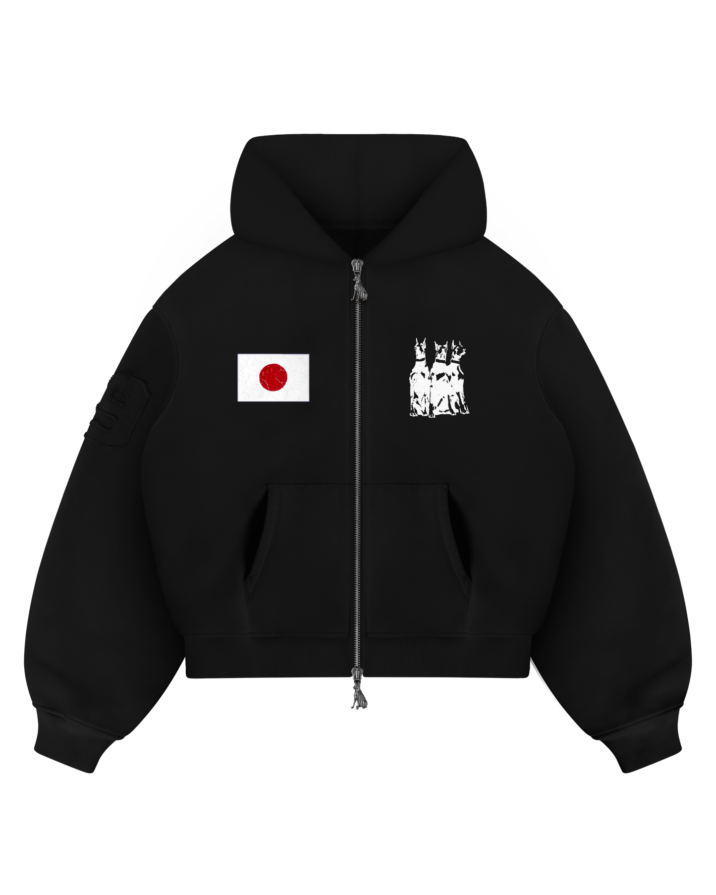 Reaven Black Run Tha Streetz Zip Hoodie