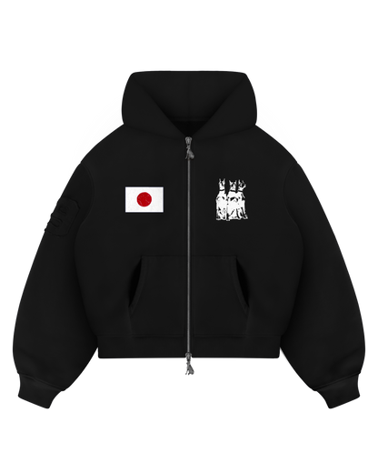 Reaven Black Run Tha Streetz Zip Hoodie