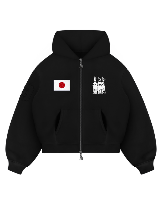 Reaven Black Run Tha Streetz Zip Hoodie