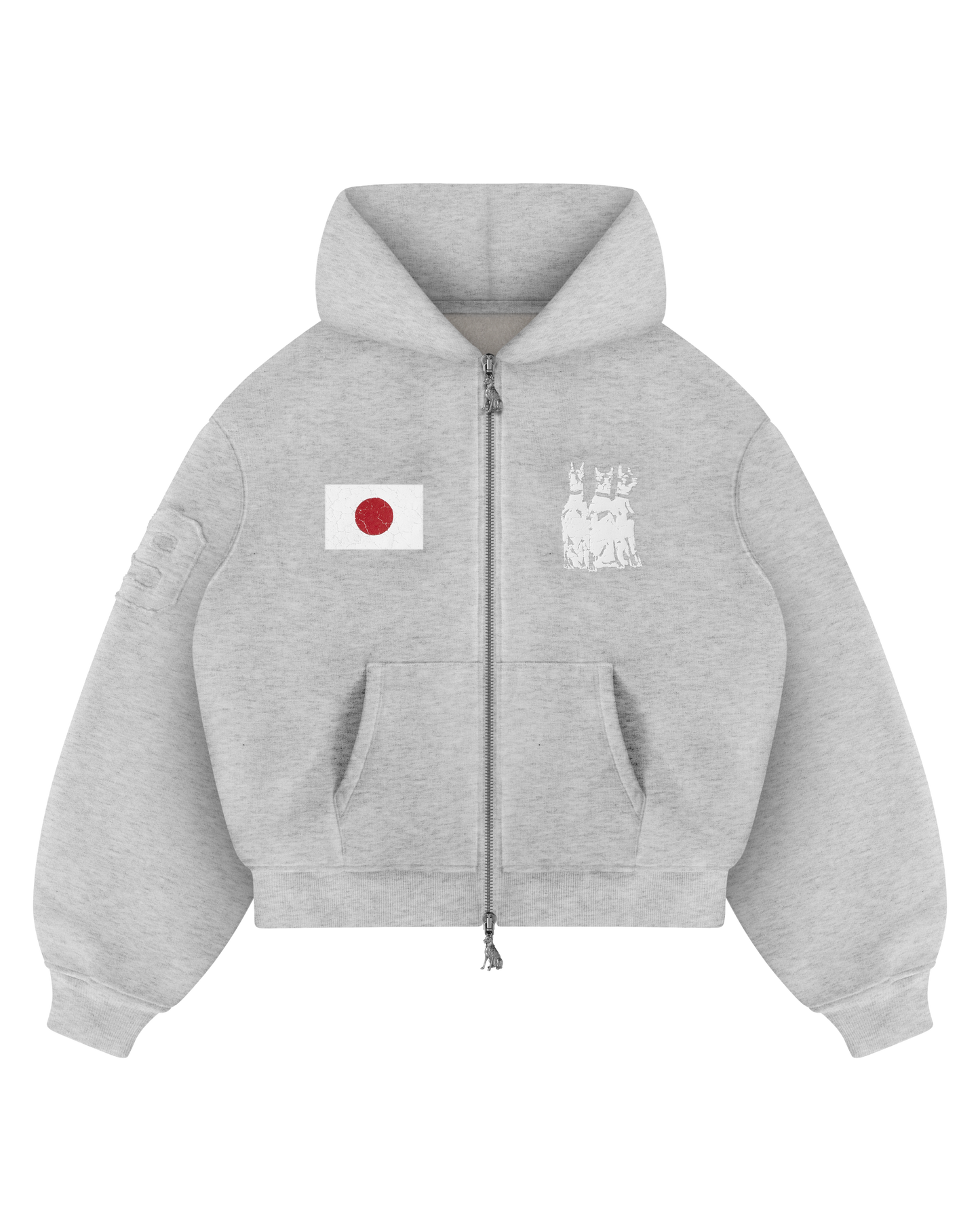 Reaven Grey Run Tha Streetz Zip Hoodie