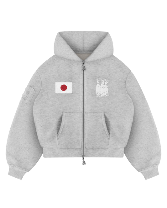 Reaven Grey Run Tha Streetz Zip Hoodie