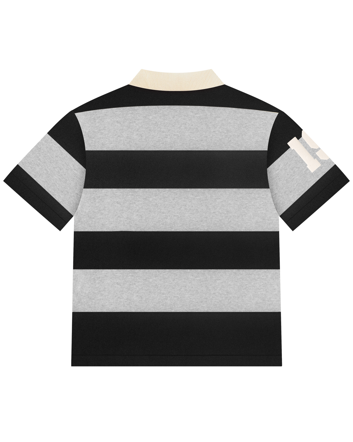 Reaven Black Stamp Polo
