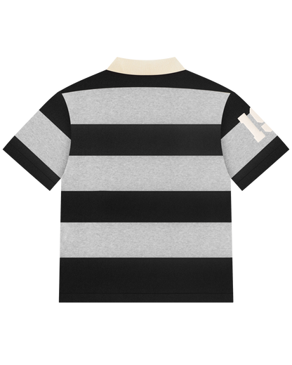 Reaven Black Stamp Polo