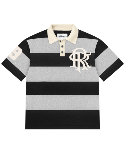 Reaven Black Stamp Polo