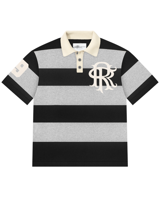 Reaven Black Stamp Polo
