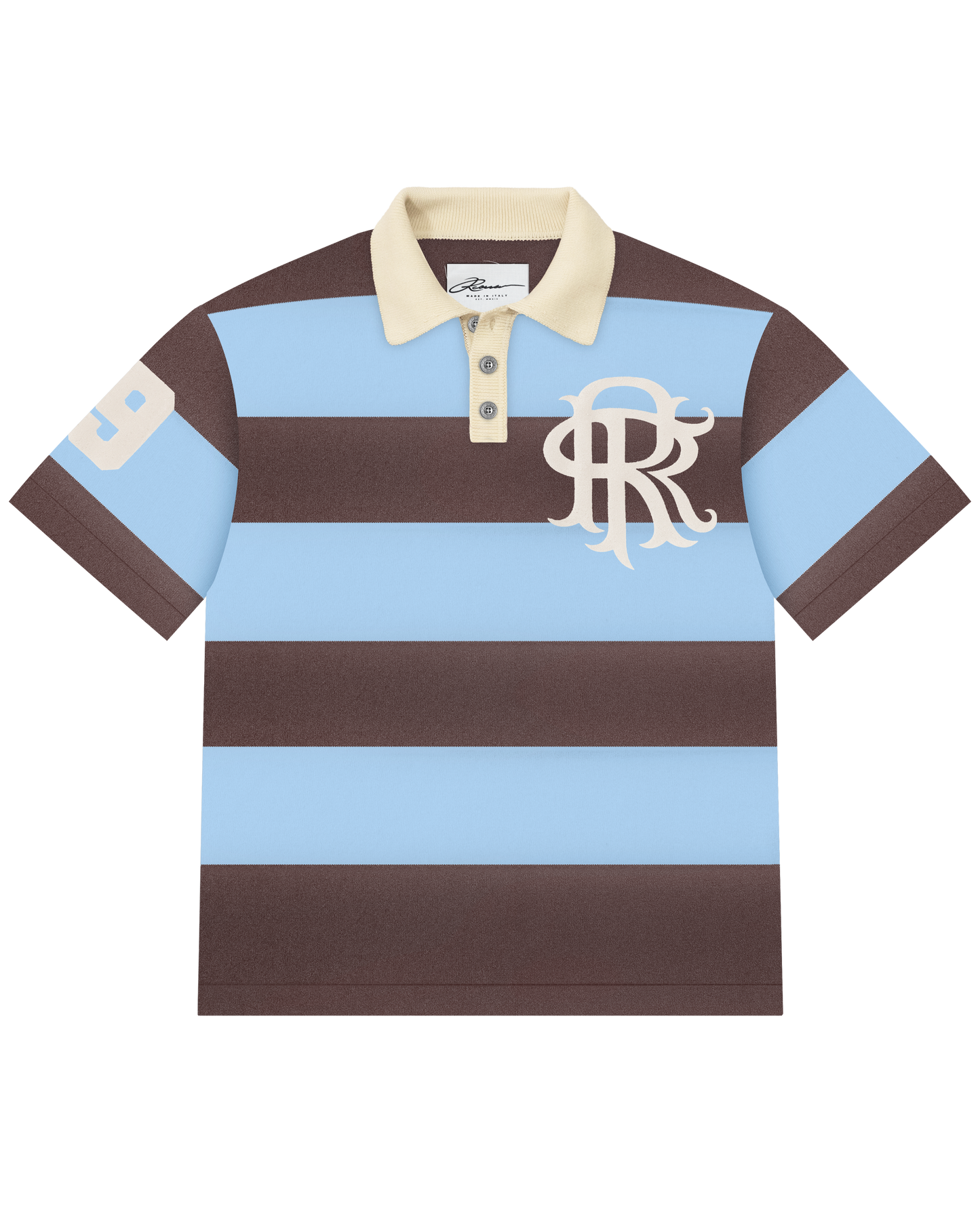 Reaven Mocha Stamp Polo