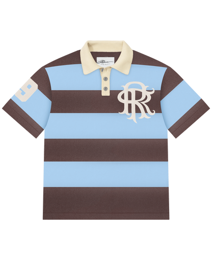 Reaven Mocha Stamp Polo