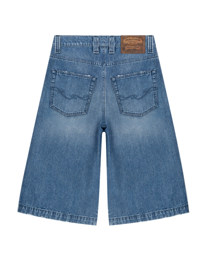 Reaven Washed Blue Tailored Jorts