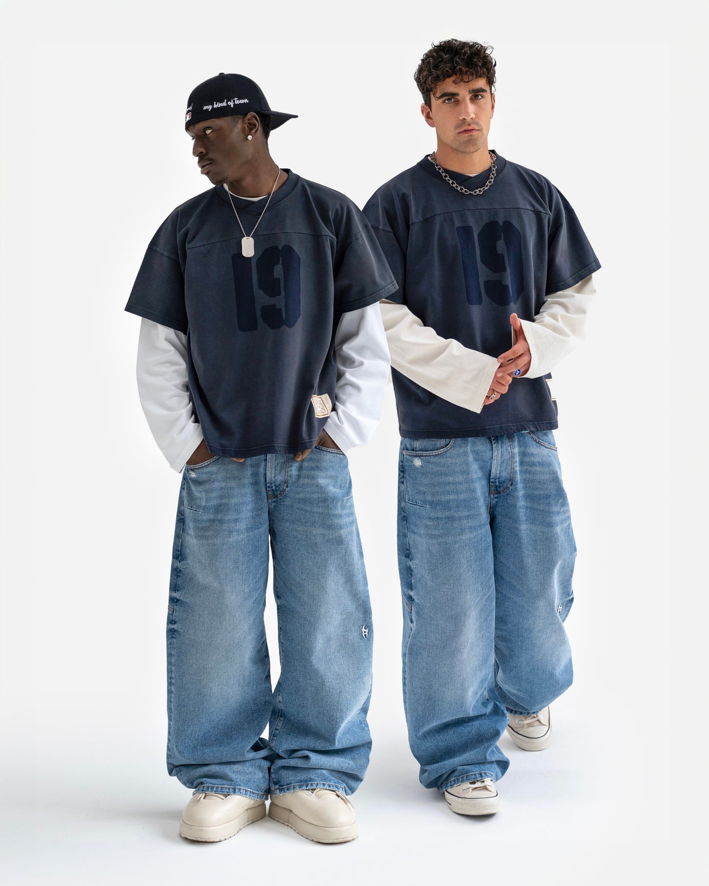 Reaven Washed Blue "JJ" Denim Jeans