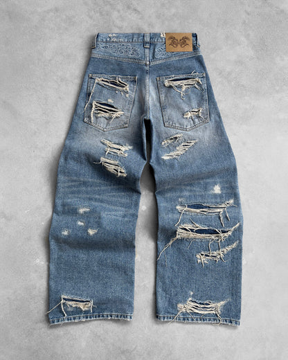 Reaven Washed Blue Draco Denim Jeans