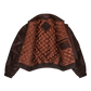 Reaven Vintage Brown R-Nation Leather Bomber Jacket